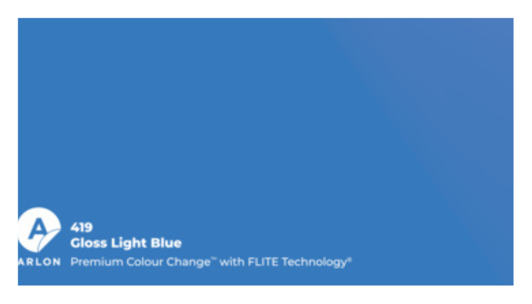 covering de marque Arlon gloss light blue