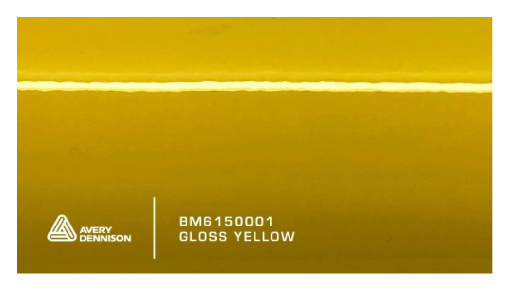covering de marque Avery jaune brillant