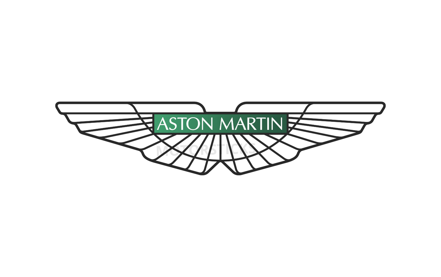 Sticker Aston Martin – Découpe Vinyle | Pose Facile avec Transfert | Plusieurs Tailles