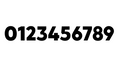 Numéro en découpe