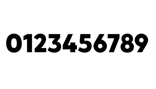 Numéro en découpe