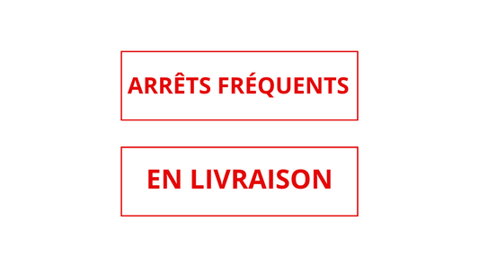 LOT: Livraison et arrêts fréquents