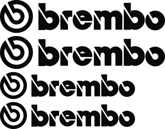 KIT étrier  4 Planche BREMBO  NOIR