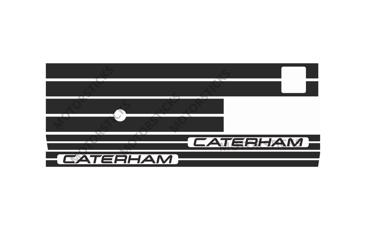 Kit Stickers Caterham – Pose Facile | Livré sous Transfert | Plusieurs Couleurs au Choix