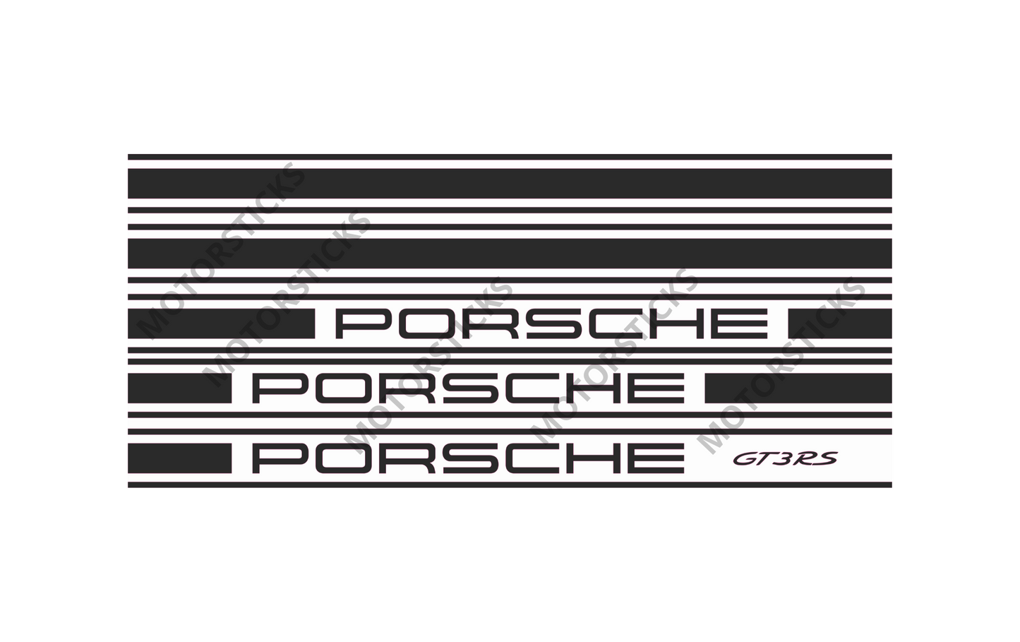 Kit Stickers Porsche GT3 RS