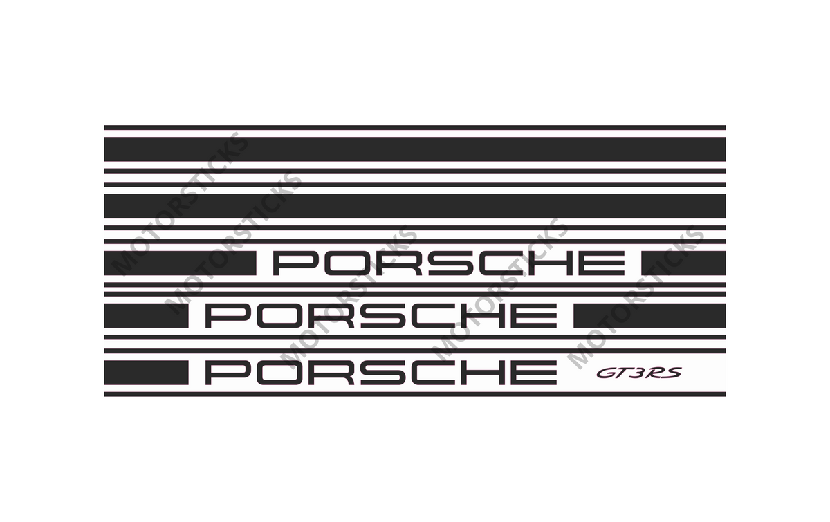 Kit Stickers Porsche GT3 RS
