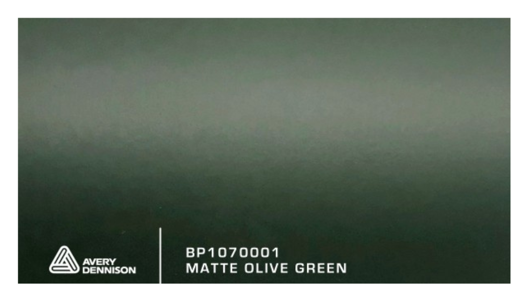 covering de marque Avery matte olive green