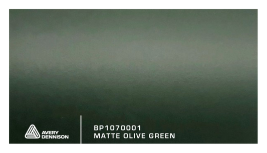 covering de marque Avery matte olive green