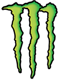 Stickers logo MONSTER