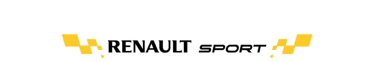 Bandeau pare soleil Renault sport blanc