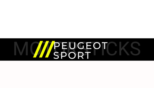 Bandeau pare soleil PEUGEOT SPORT