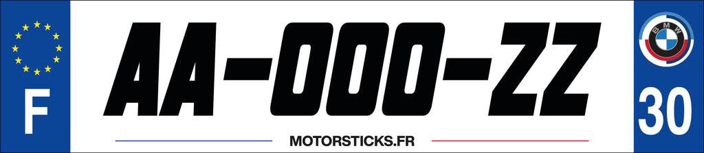 Jeu de plaques décoratives avec logo