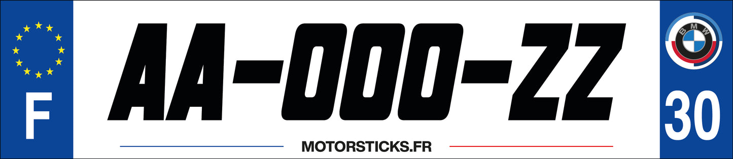 Jeu de plaques décoratives avec logo