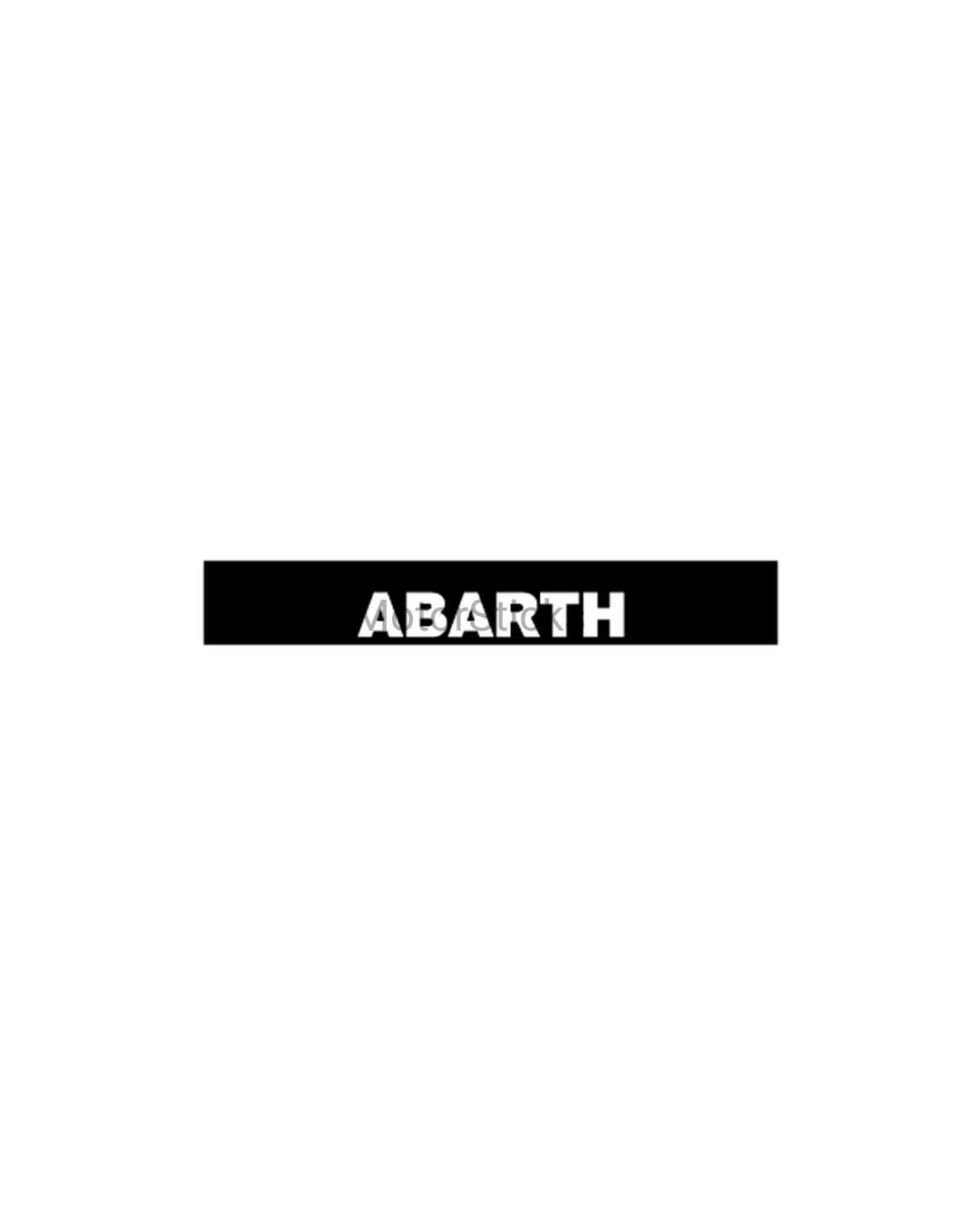 Bandeau  pare-soleil ABARTH