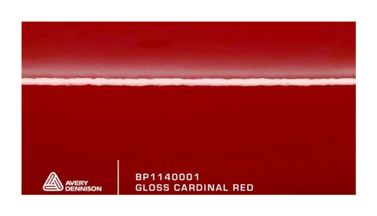 Covering Avery gloss cardinal red-o